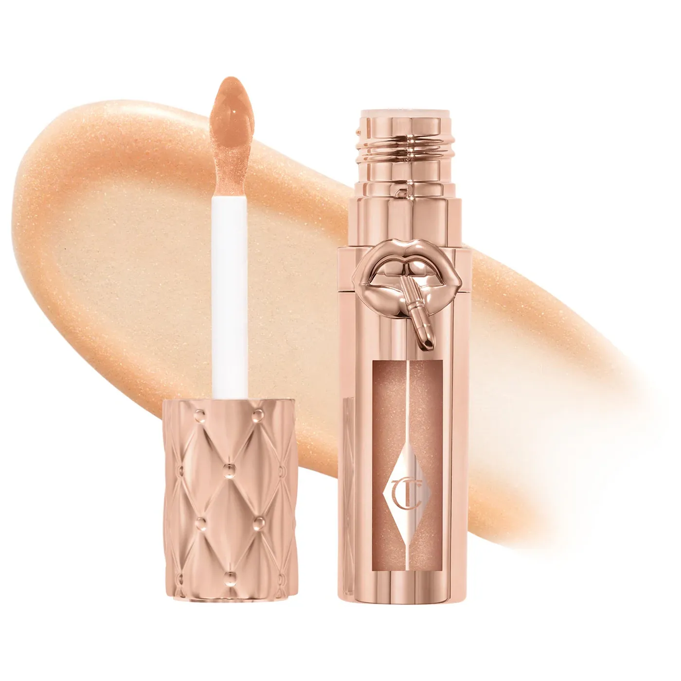 Charlotte Tilbury - Big Lip Plumpgasm Plumping Lip Gloss | Nudegasm Diamonds