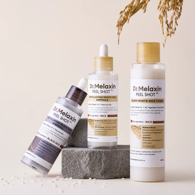 Dr. Melaxin - Peel Shot Exfoliating Glow Rice Line | 80 mL
