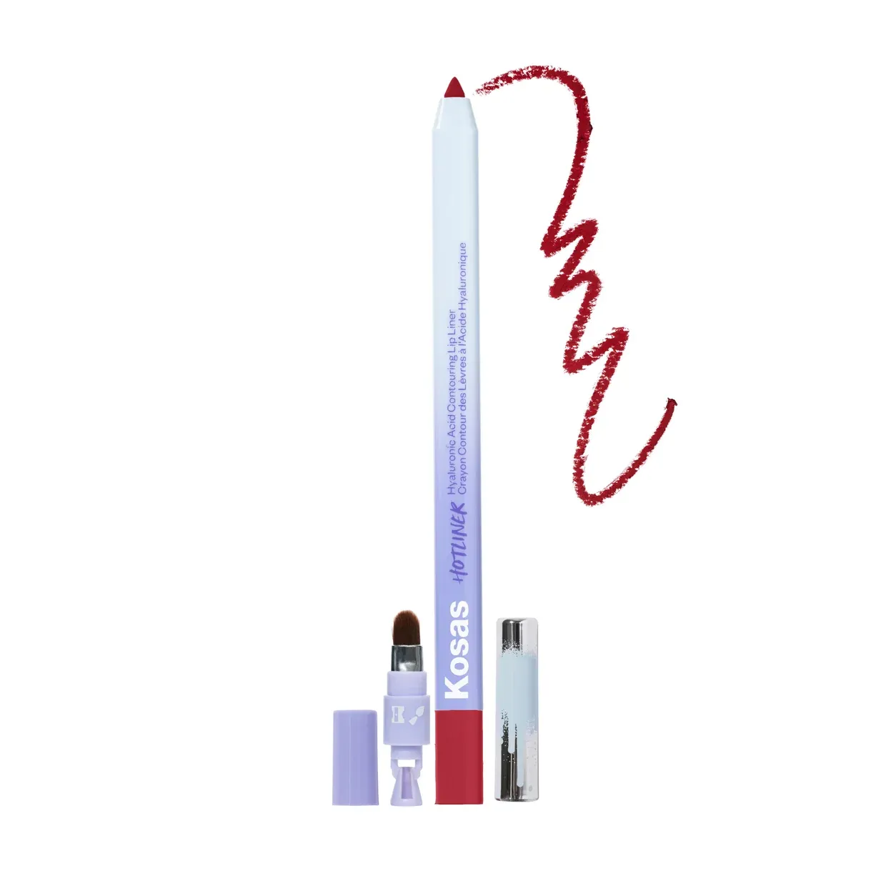 Kossas - Hotliner - Hyaluronic Acid Contouring Lip Liner | Extra - Vibrant Cherry Red