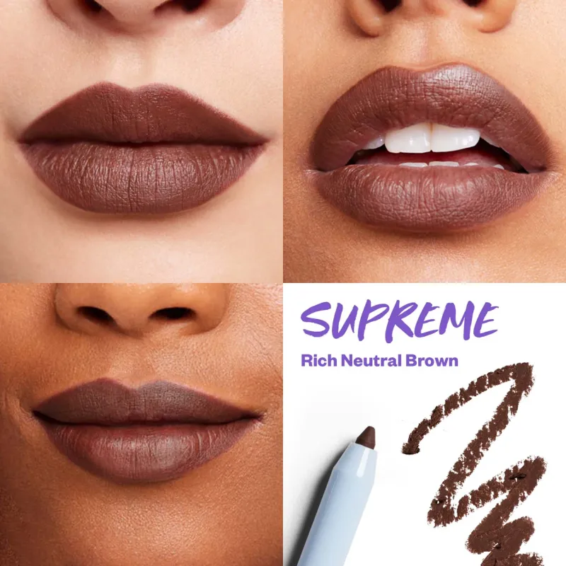 Kossas - Hotliner - Hyaluronic Acid Contouring Lip Liner | Supreme Rich Neutral Brown