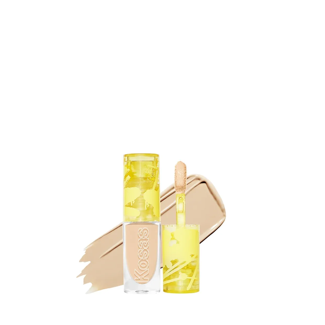 Kossas - Mini Revealer Super Creamy + Brightening Concealer with Caffeine and Hyaluronic Acid 2 mL | 04N Light Medium With Golden Undertones