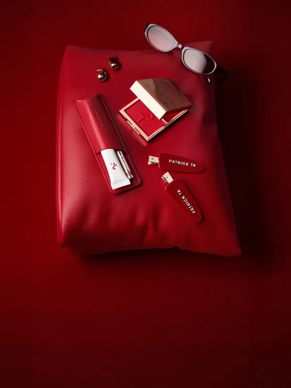 Patrick Ta - Strawberry Puffer Clutch