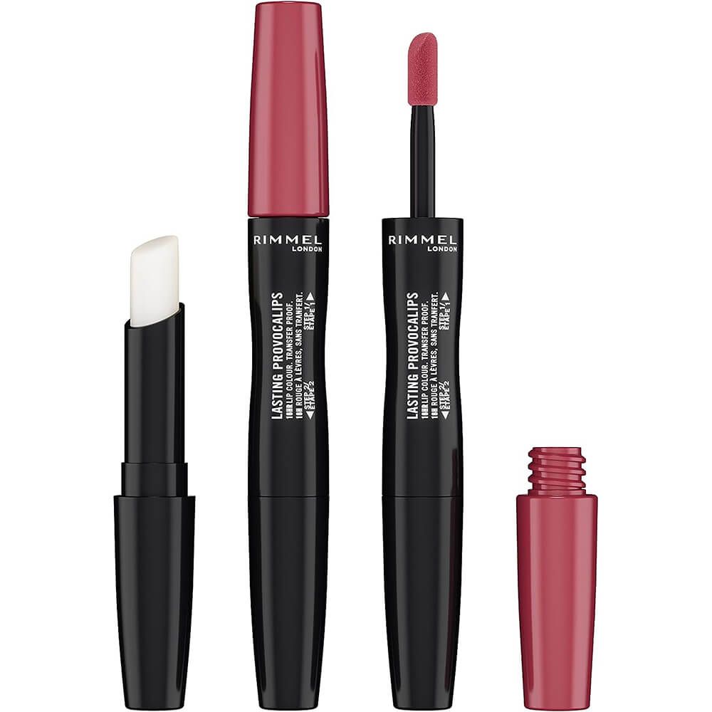 Rimmel - Lasting Provocalips Double Ended Liquid Lipstick | 210 Pink Case of Emergency