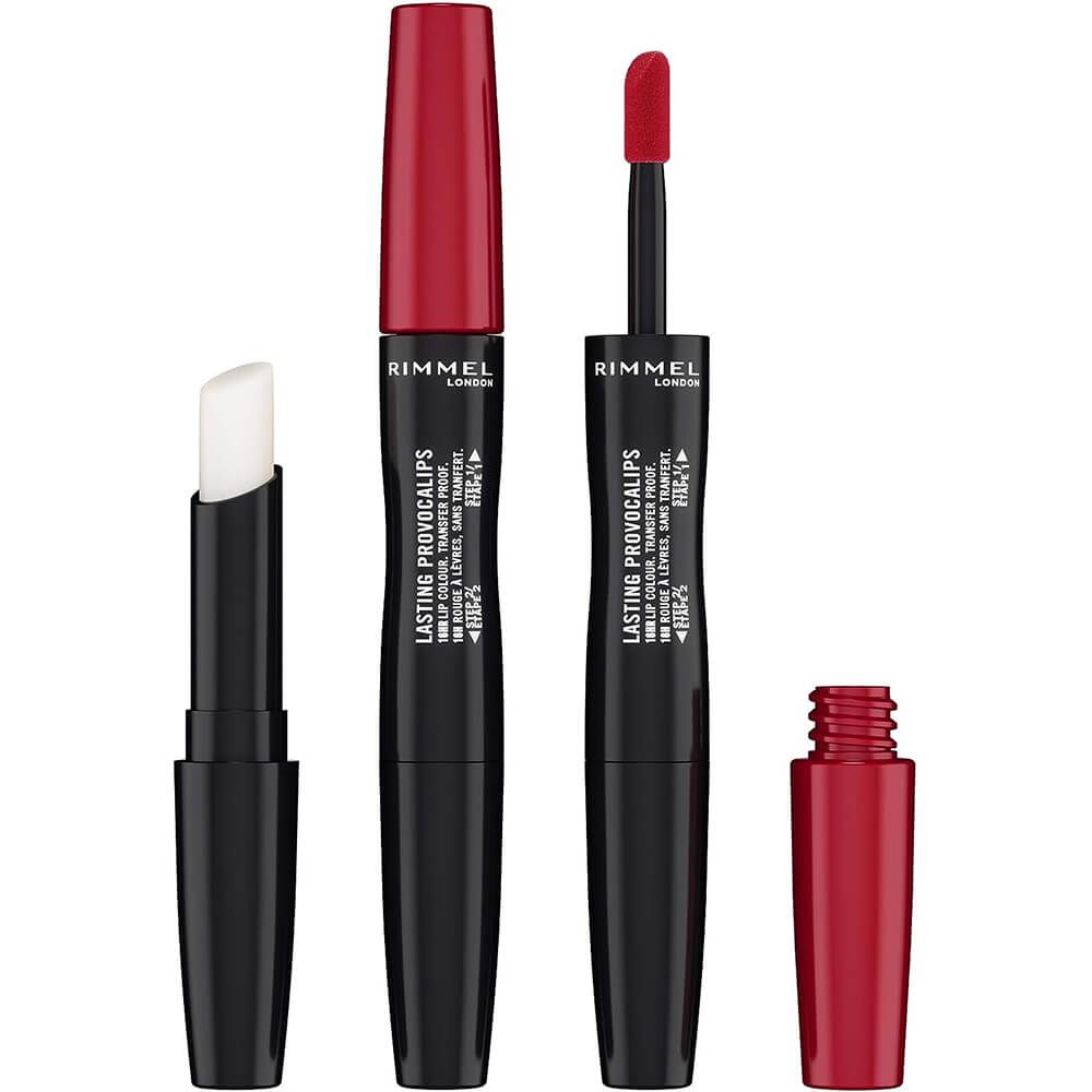 Rimmel - Lasting Provocalips Double Ended Liquid Lipstick | 740 Caught Red Lipped