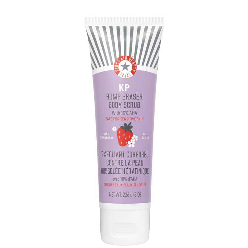 First Aid Beauty - KP Bump Eraser Body Scrub 10% AHA Fresh Strawberry | 226 Gr