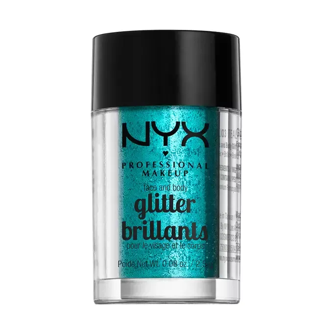 NYX - Face &amp; Body Glitter -Loose Glitters | Teal
