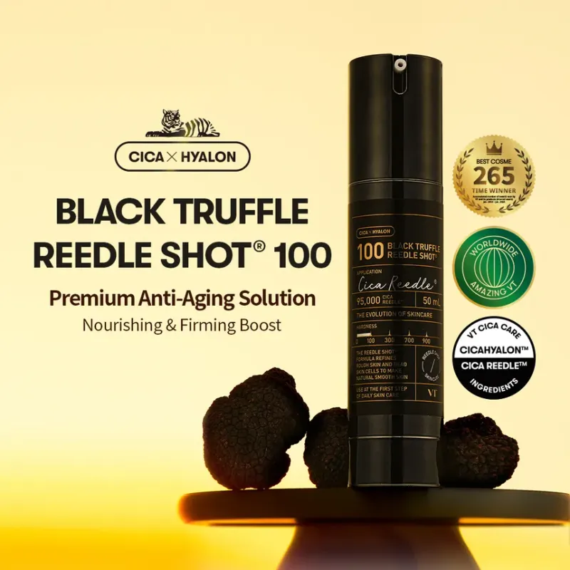 VT COSMETICS - Black Truffle Reedle Shot 100 | 50 mL