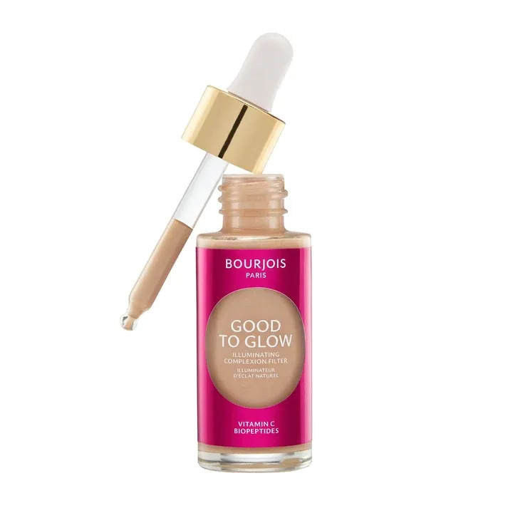 Bourjois - Good To Glow Multi-Function Highlighter, Lightweight Foundation, Primer | 003 Light