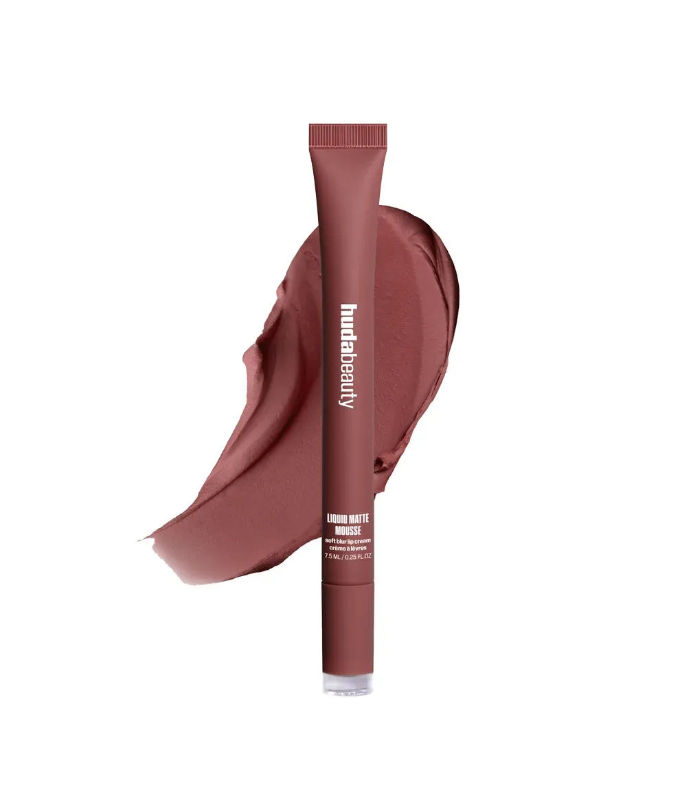 Huda Beauty - Liquid Matte Mousse Soft Blur Lip Cream | Berry Brown