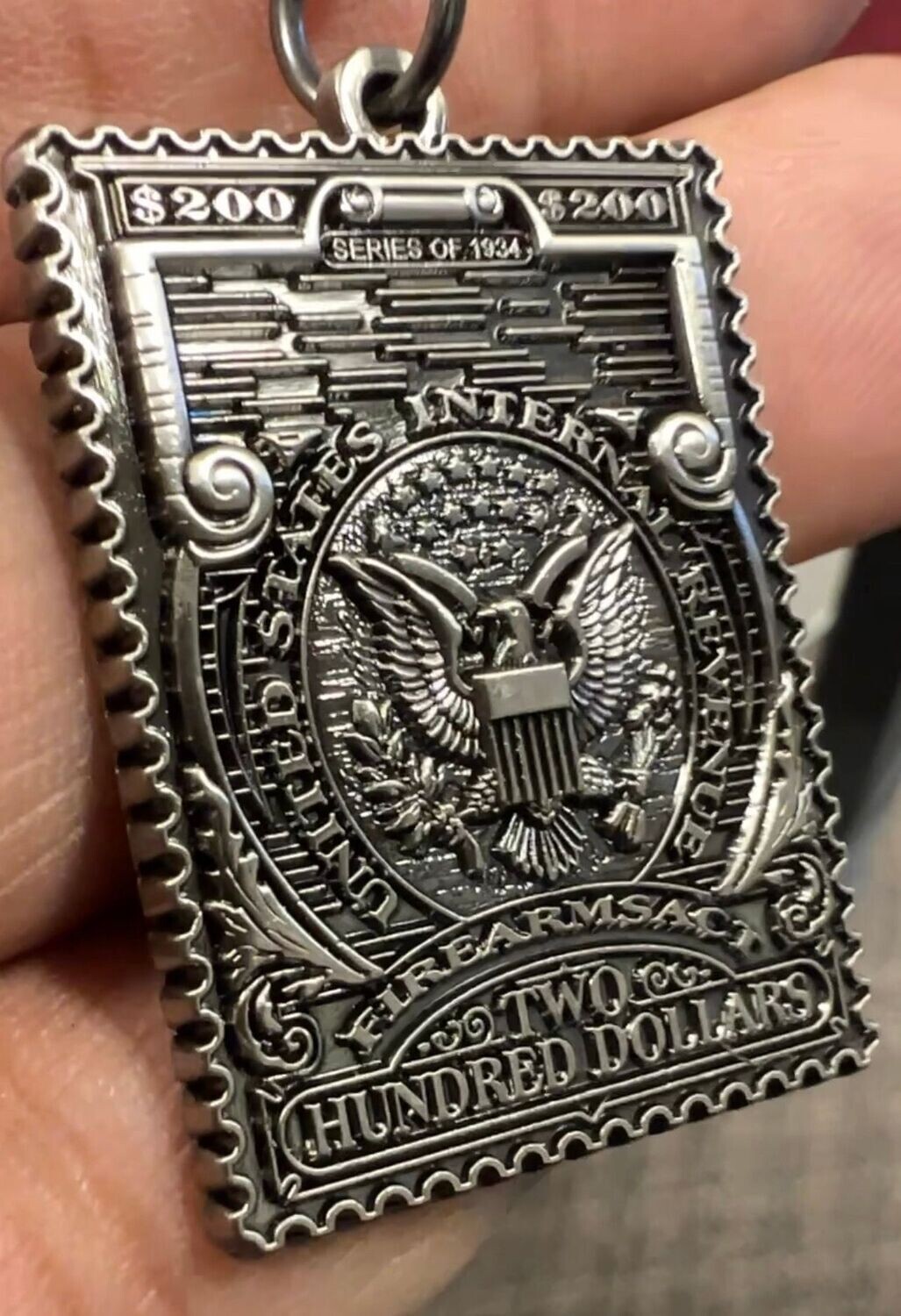 NFA Tax Stamp Keychain