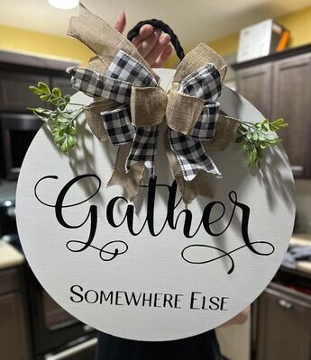 Wood Sign | Gather