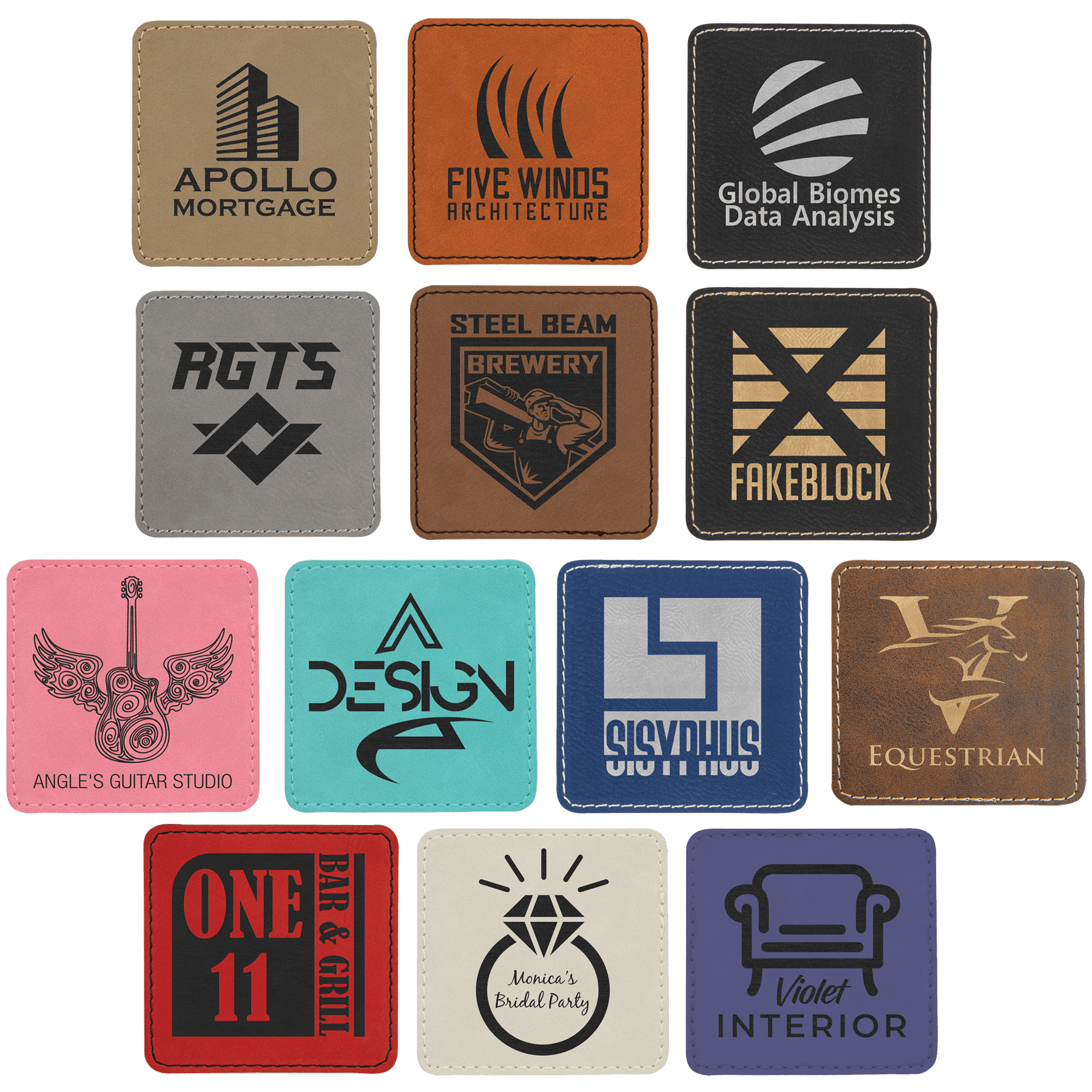 Leatherette Hat Patches