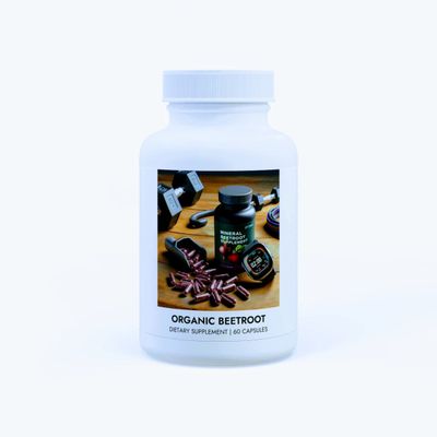 Mineral Beetroot Supplement, 60 Capsules, Optimizes your exercise performance, This product is shipped to the United States and their territories only!