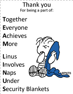 “Team Linus” Thank You Cards