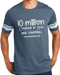 10 million Covered in Love Round-Neck T-Shirt