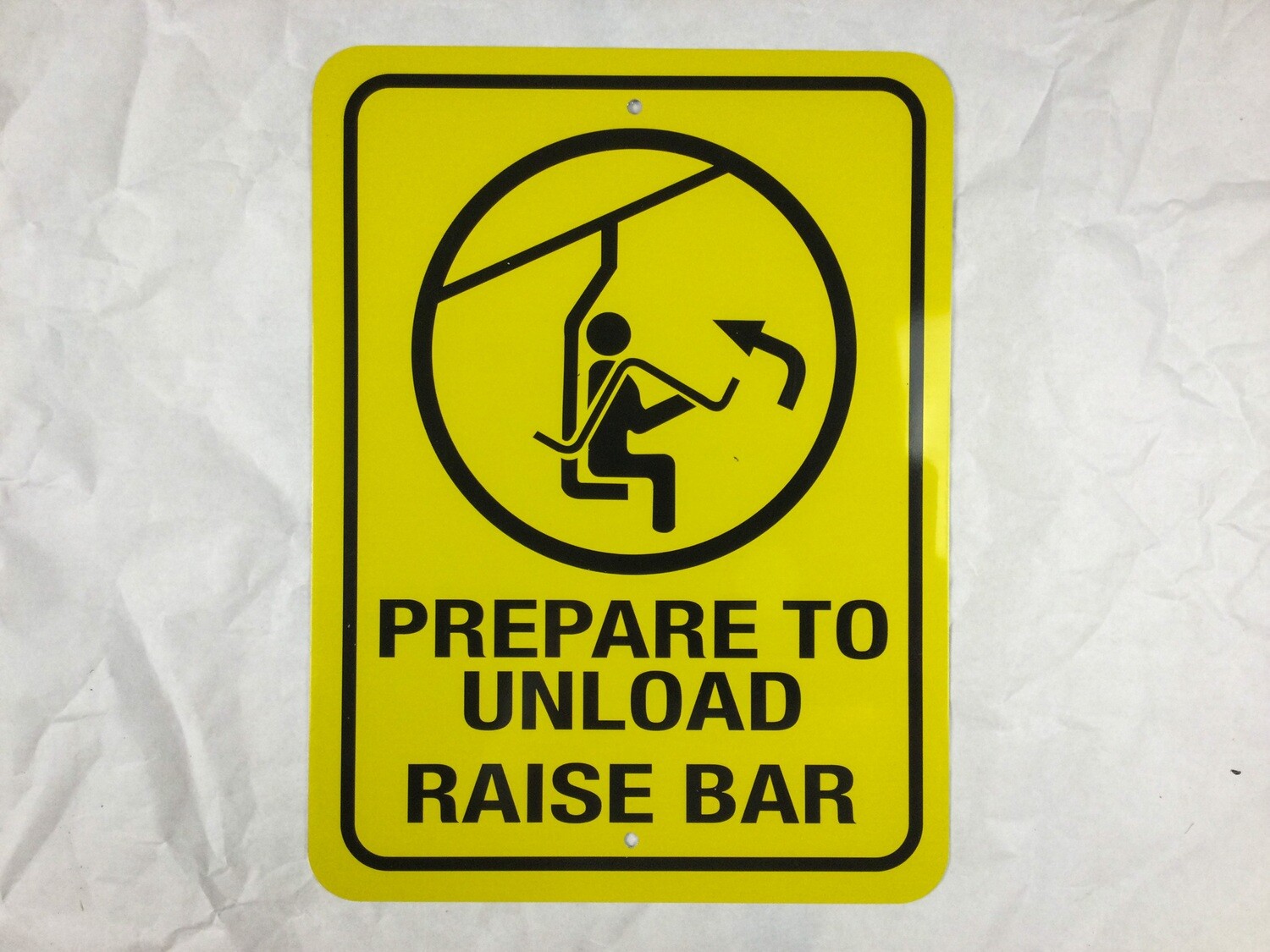Ski Lift Sign &quot;Raise the Bar&quot;