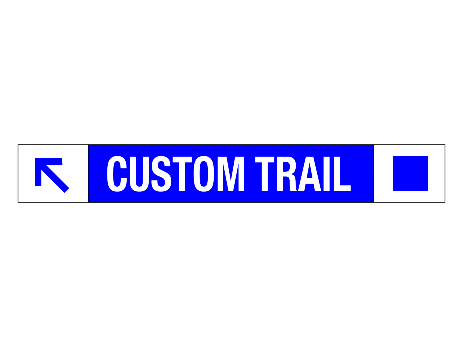 Small Trail Sign Custom