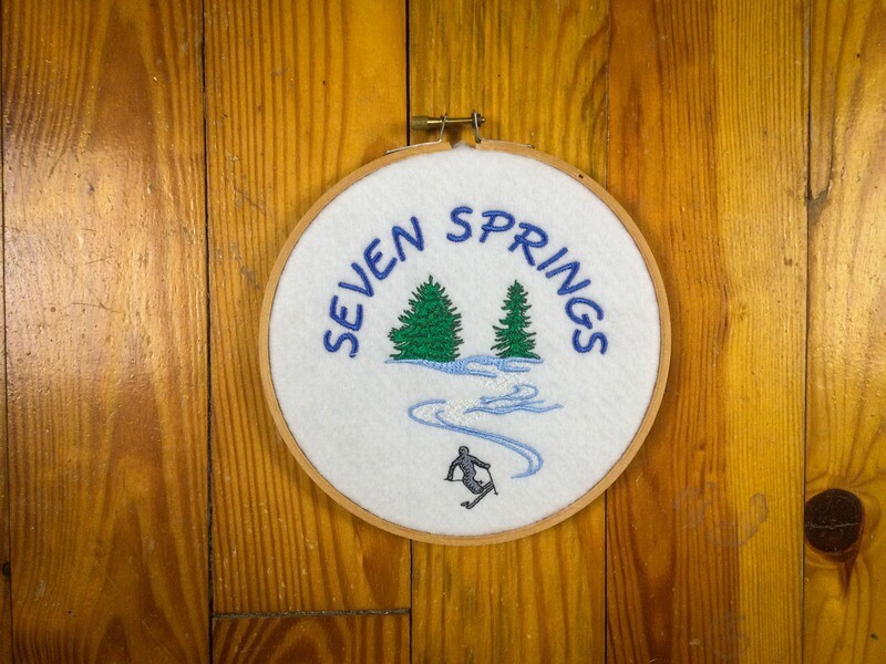 Embroidered 6&quot; Hoop Wall Art