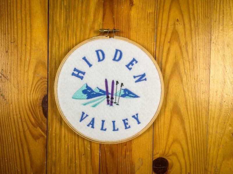 Embroidered 6&quot; Hoop Wall Art