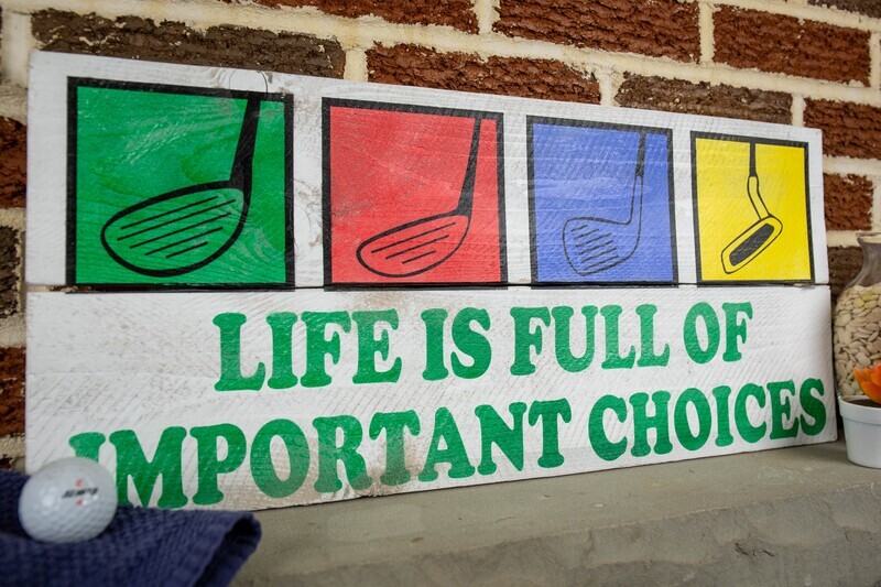 Important Choices Sign