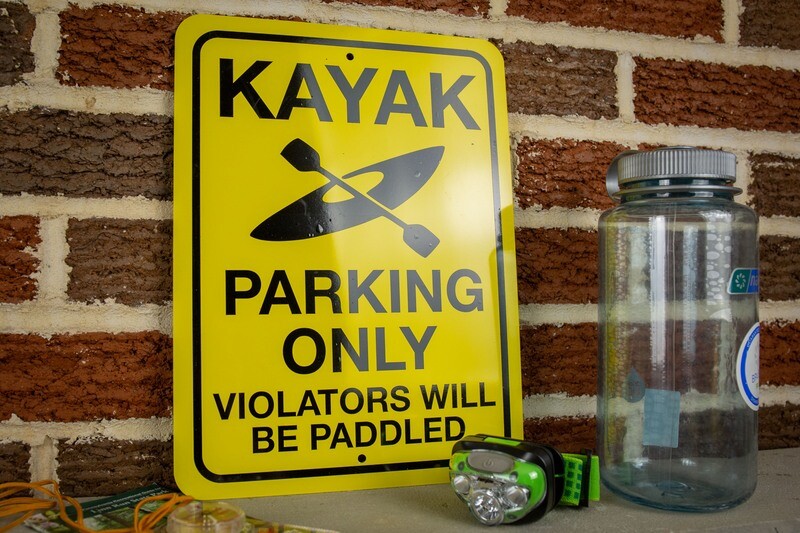 Kayak Parking Sign