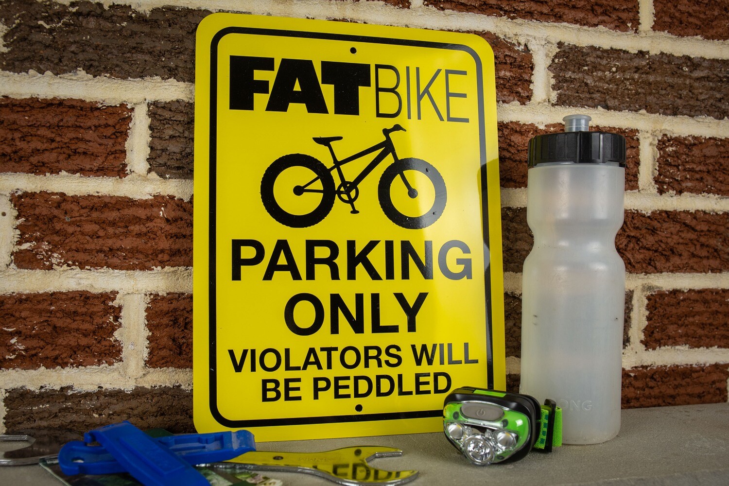 Fat Bike Parking Sign