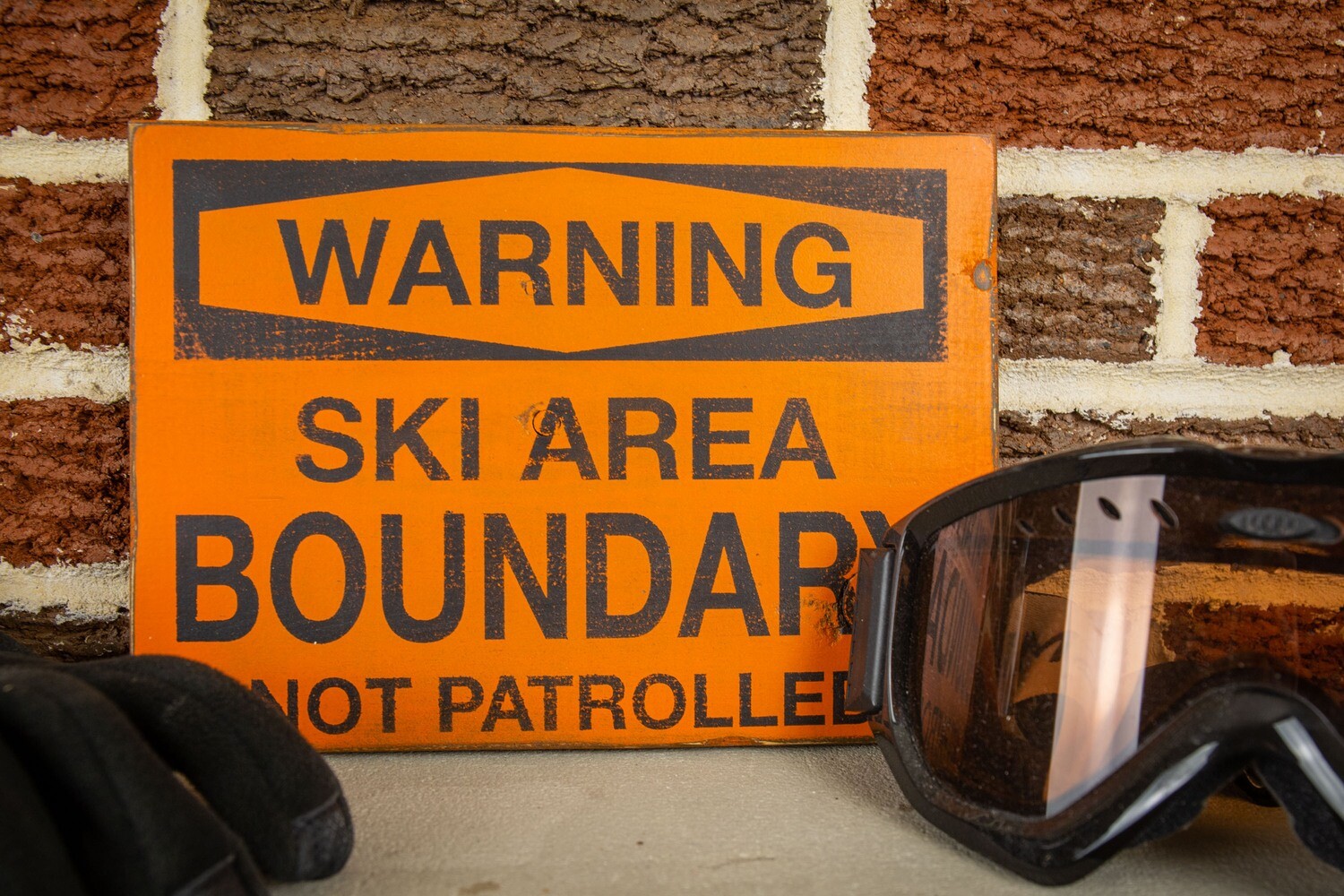 Out of Bounds Sign