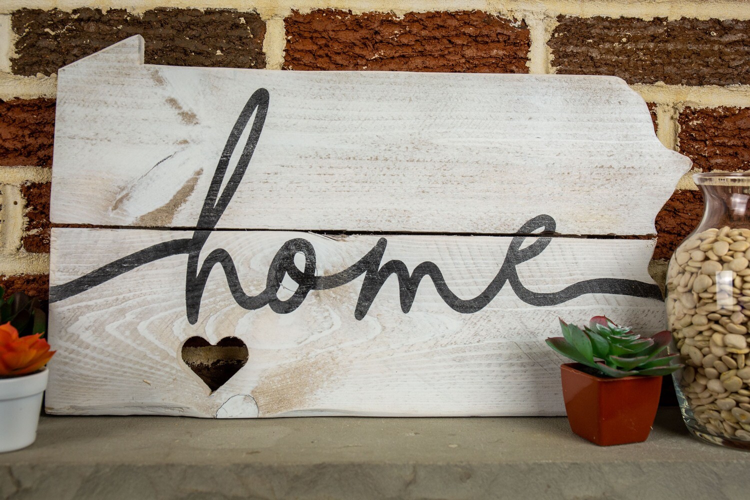 PA Map Home Wall Art