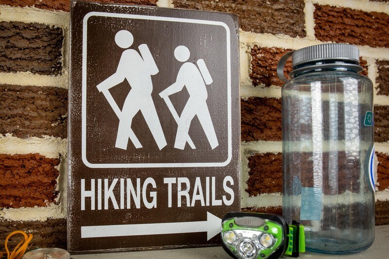 Hiking Trails Directional Sign