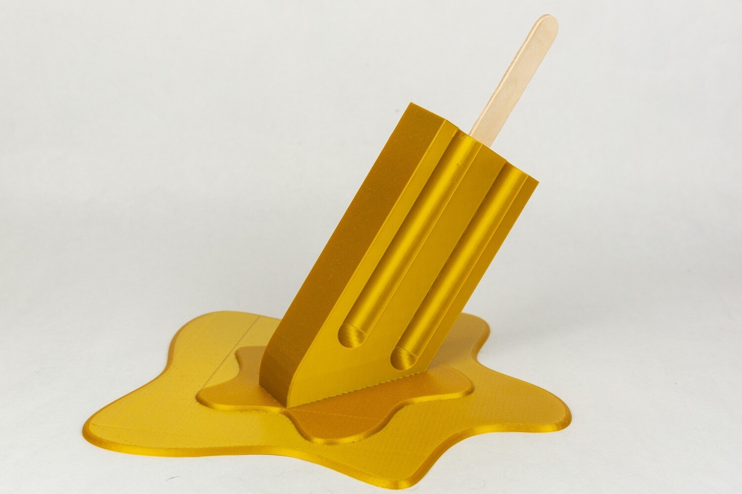 Oversized Melting Popsicle Sculpture