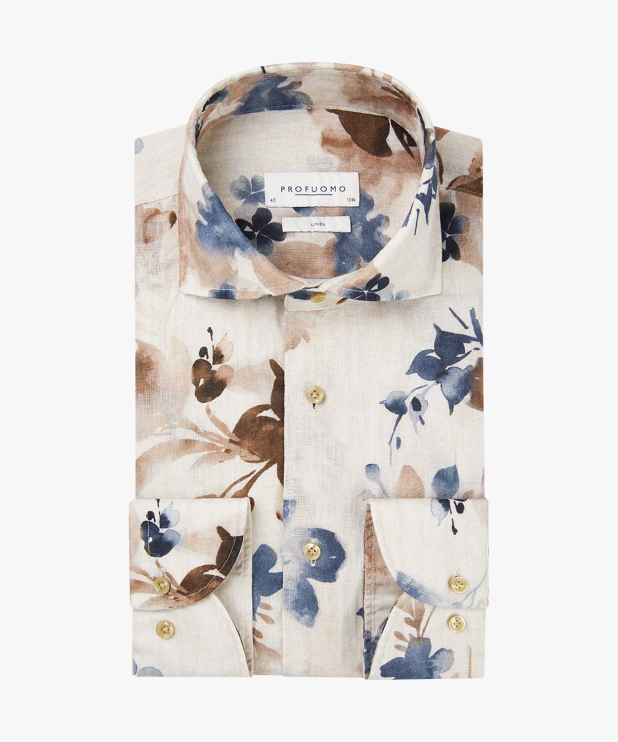 SHIRT CUTAWAY SF BROWN