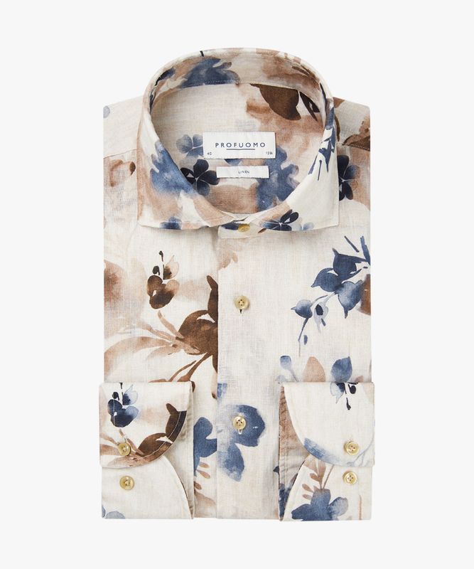 SHIRT CUTAWAY SF BROWN
