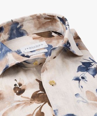 SHIRT CUTAWAY SF BROWN