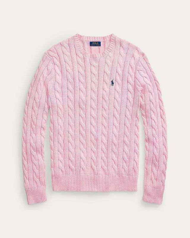 Pull en coton torsadé Rose Carmel