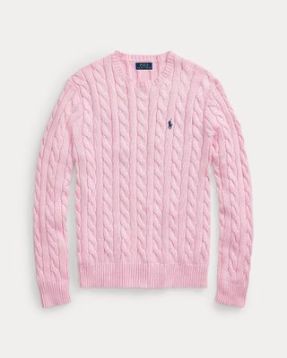 Pull en coton torsadé Rose Carmel