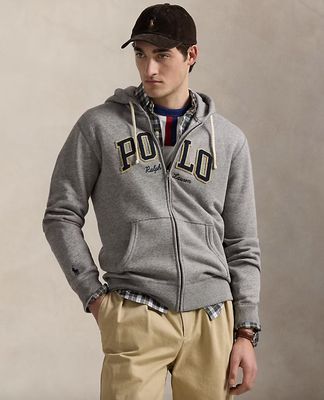 LOGO FLEECE FULL-ZIP HOODIE