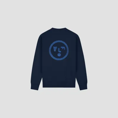 LINED FACE CREWNECK Navy