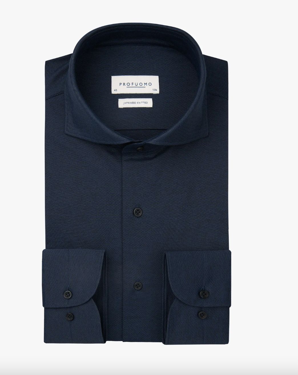 Navy Japanese knitted shirt