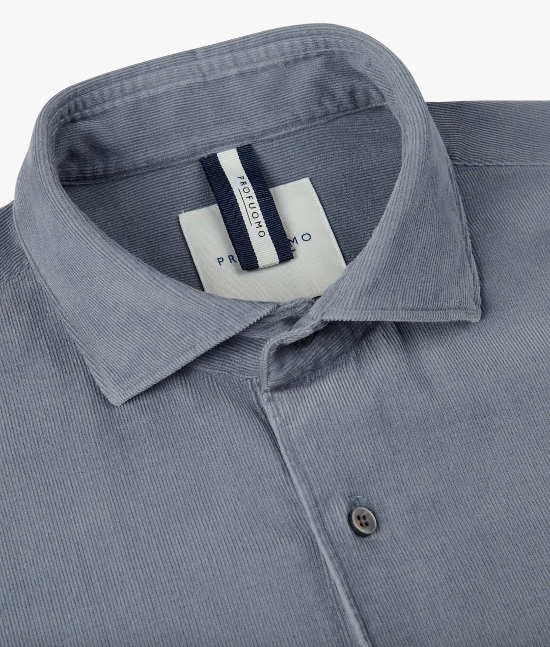 Chemise Velours Blue Profuomo