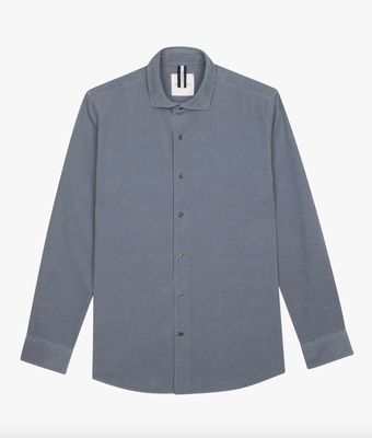 Chemise Velours Blue Profuomo