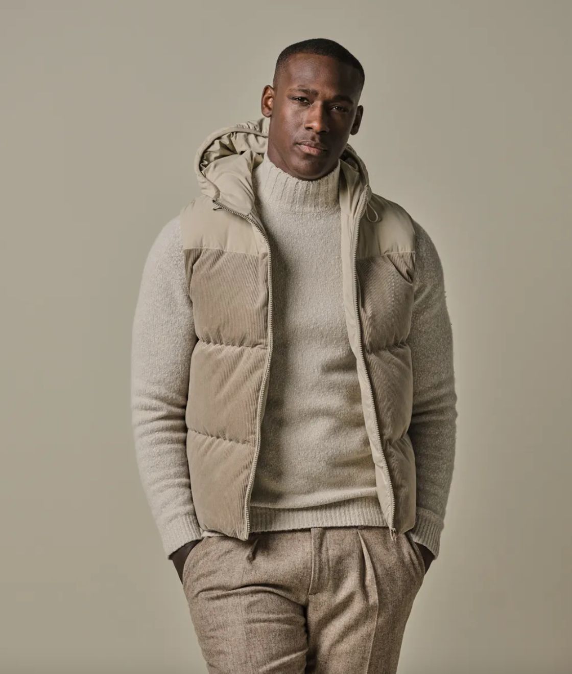 Corduroy bodywarmer