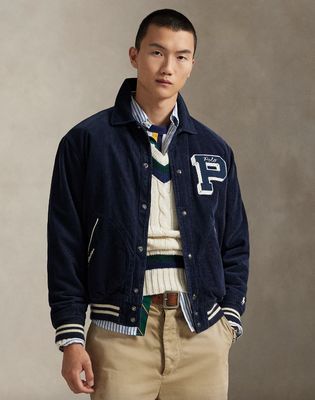 CORDUROY LETTER JACKET