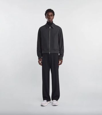 HOGAN MASON SUEDE BOMBER Anthracite