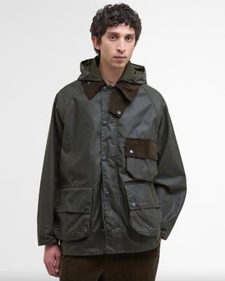 Barbour Modified Solway Wax Jacket Olive
