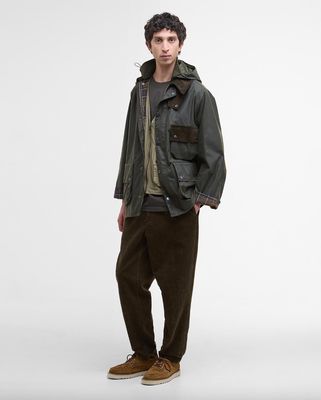 Barbour Modified Solway Wax Jacket Olive