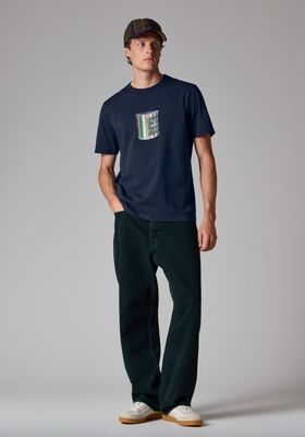 T-shirt Barbour &amp; Paul Smith Champion Blue