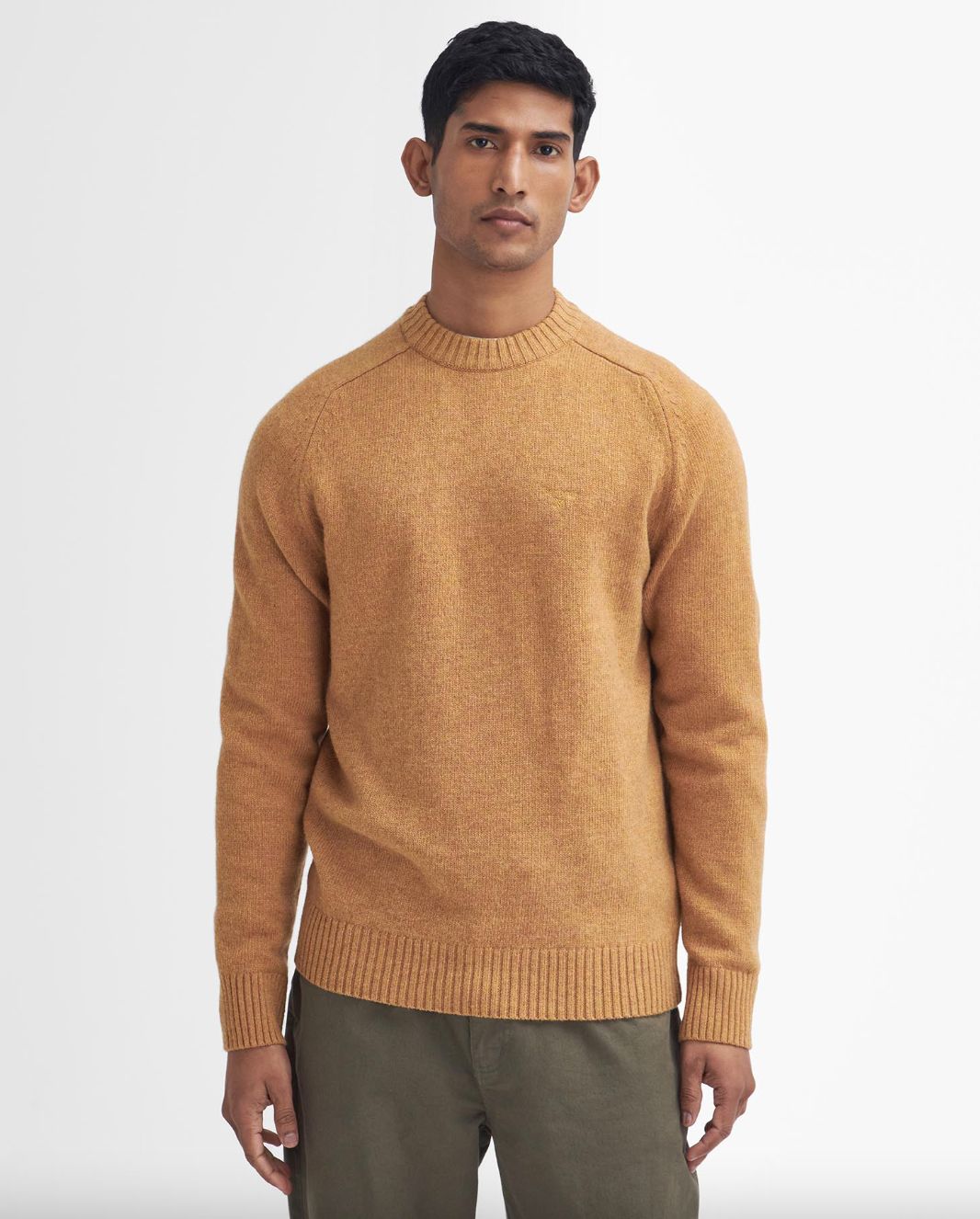 Barbour Pull Laine Harvest Gold