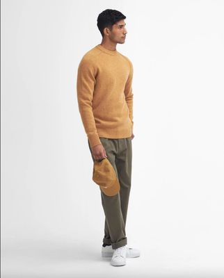 Barbour Pull Laine Harvest Gold