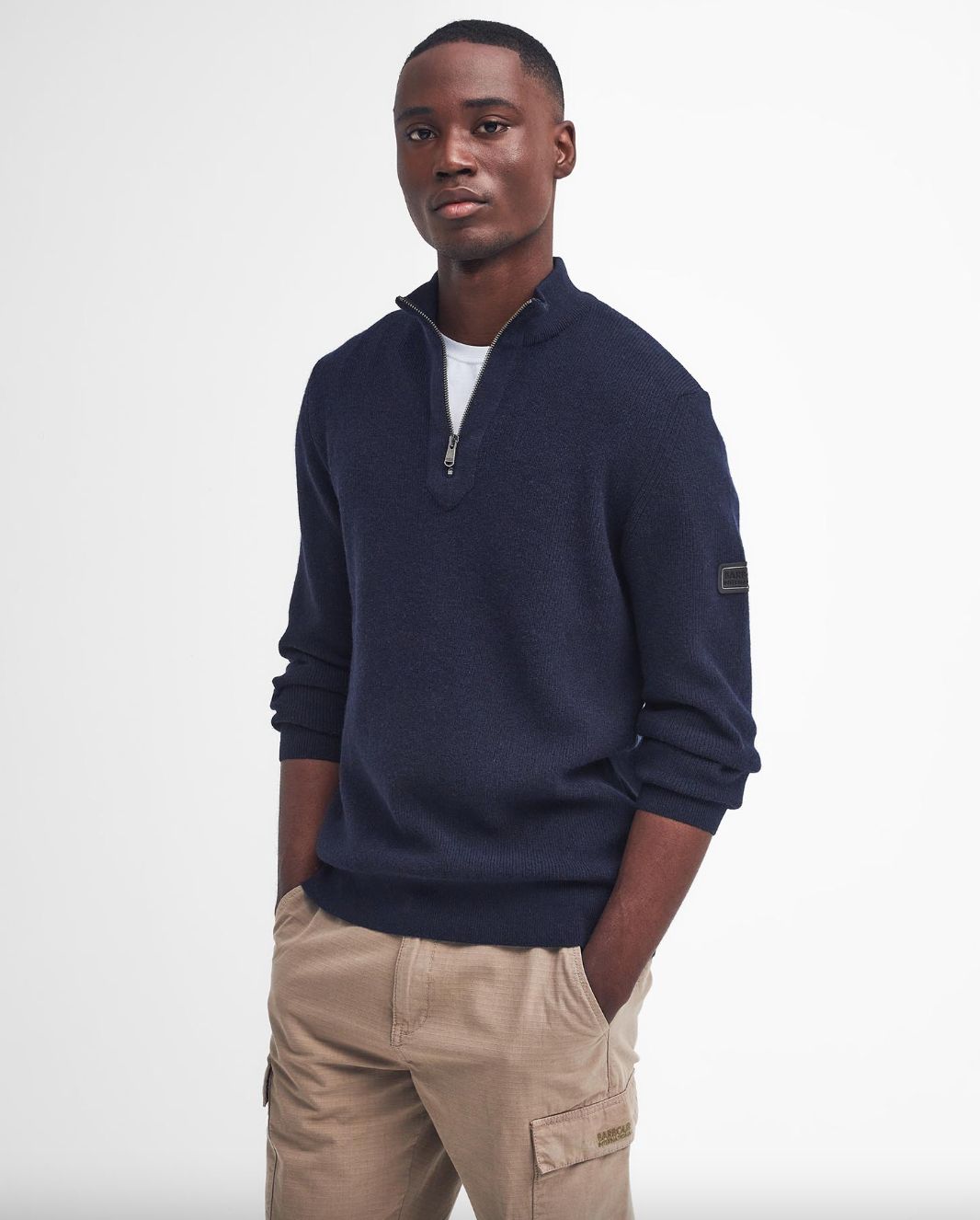 Crawley Half-Zip Jumper Navy
