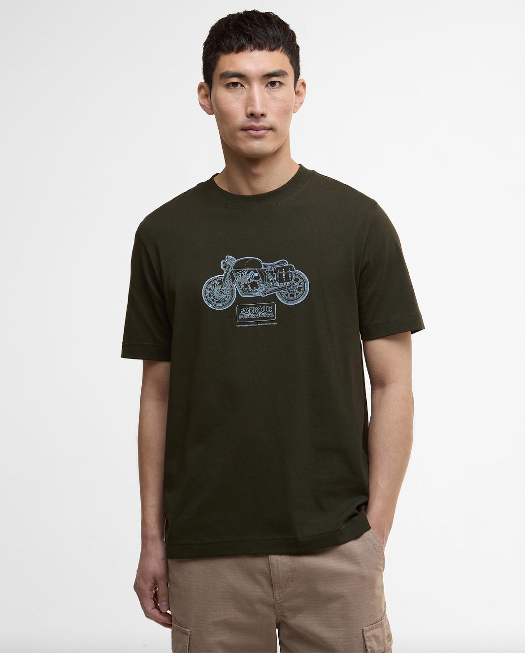 T-Shirt Barb Intern Morris Motorbike Sage